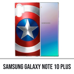 Coque Samsung Galaxy Note 10 Plus - Bouclier Captain America Avengers