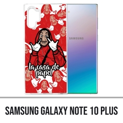 Funda Samsung Galaxy Note 10 Plus - Casa De Papel Cartoon