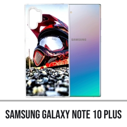 Samsung Galaxy Note 10 Plus case - Moto Cross Helmet