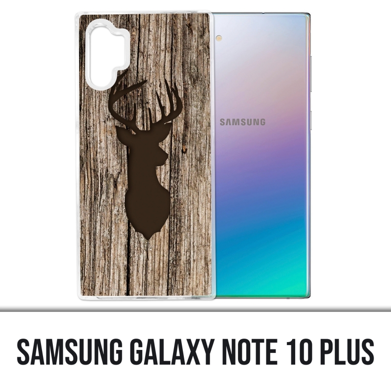 Custodia Samsung Galaxy Note 10 Plus - Cervo di legno