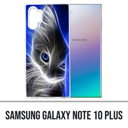 Coque Samsung Galaxy Note 10 Plus - Chat Blue Eyes