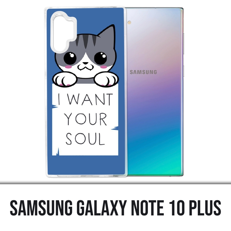 Coque Samsung Galaxy Note 10 Plus - Chat I Want Your Soul
