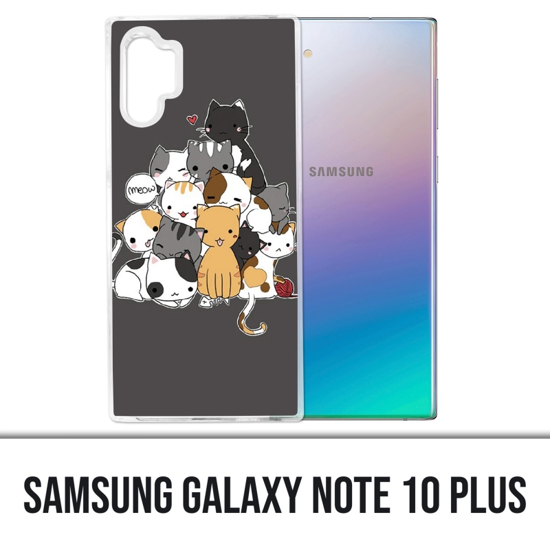 Samsung Galaxy Note 10 Plus case - Chat Meow