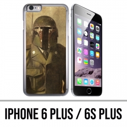 Custodia per iPhone 6 Plus / 6S Plus - Star Wars Boba Fett vintage