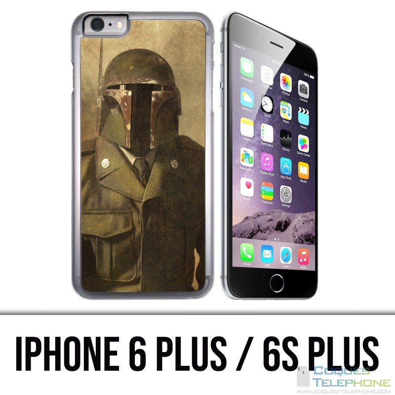 Coque iPhone 6 PLUS / 6S PLUS - Star Wars Vintage Boba Fett