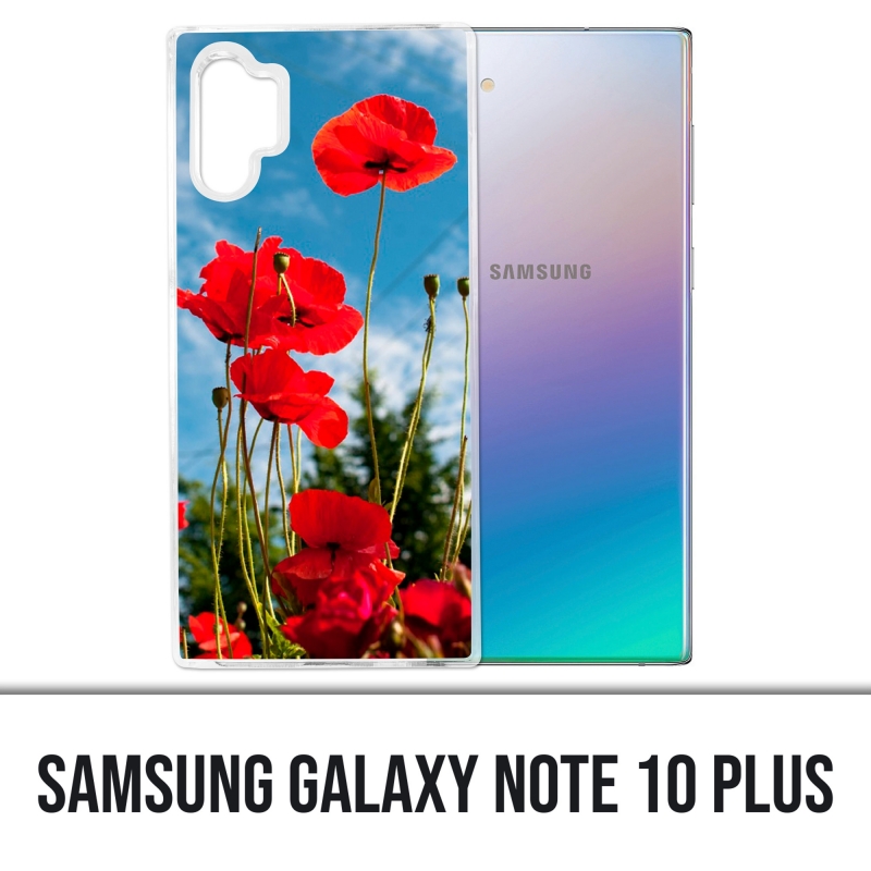 Custodia Samsung Galaxy Note 10 Plus - Poppies 1