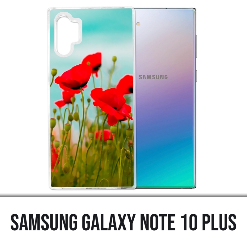 Custodia Samsung Galaxy Note 10 Plus - Poppies 2