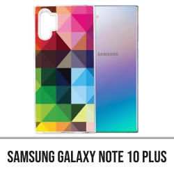 Samsung Galaxy Note 10 Plus Hülle - Mehrfarbige Würfel