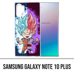 Coque Samsung Galaxy Note 10 Plus - Dragon Ball Black Goku Cartoon
