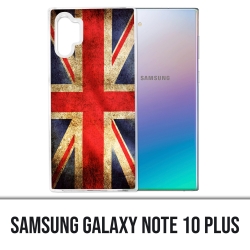 Custodia Samsung Galaxy Note 10 Plus - Bandiera UK vintage