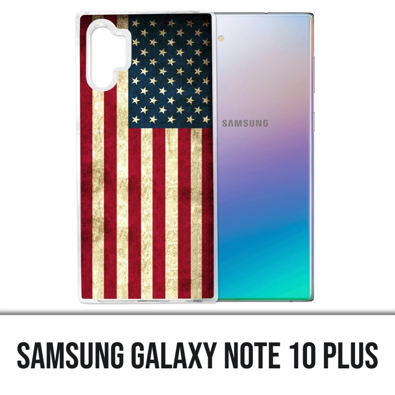 Funda Samsung Galaxy Note 10 Plus - Bandera de Estados Unidos