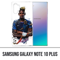 Samsung Galaxy Note 10 Plus Case - Fußball Frankreich Pogba Zeichnung