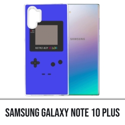 Samsung Galaxy Note 10 Plus Hülle - Game Boy Farbe Blau