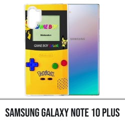 Funda Samsung Galaxy Note 10 Plus - Game Boy Color Pikachu Pokémon Amarillo