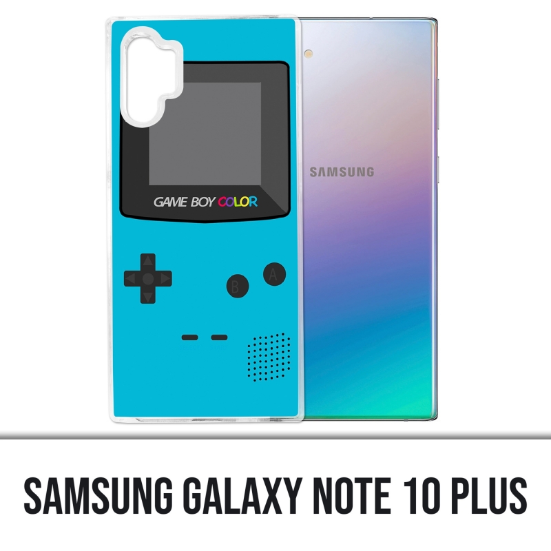 Samsung Galaxy Note 10 Plus Hülle - Game Boy Farbe Türkis