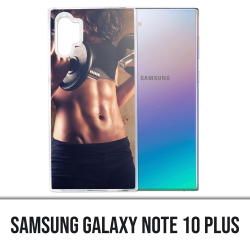 Samsung Galaxy Note 10 Plus Case - Mädchen Bodybuilding