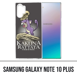 Coque Samsung Galaxy Note 10 Plus - Hakuna Rattata Pokémon Roi Lion