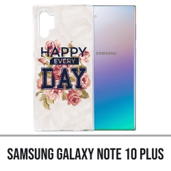 Custodia Samsung Galaxy Note 10 Plus - Happy Every Days Roses