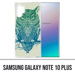 Coque Samsung Galaxy Note 10 Plus - Hibou Abstrait