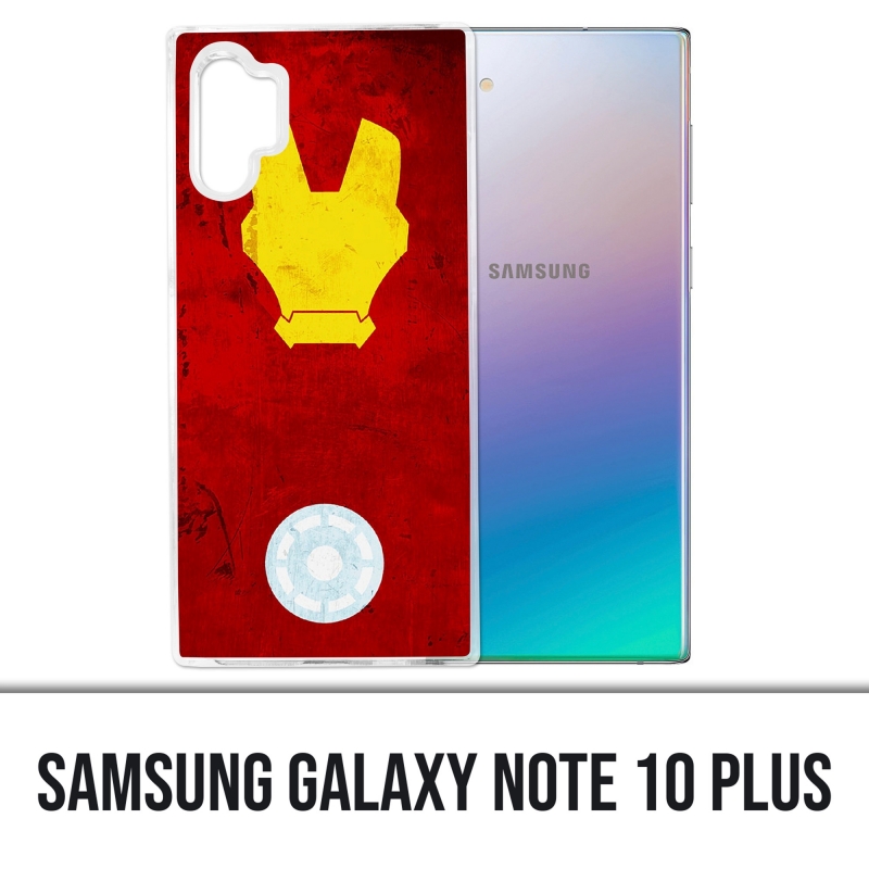 Coque Samsung Galaxy Note 10 Plus - Iron Man Art Design