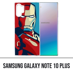 Funda Samsung Galaxy Note 10 Plus - Póster de diseño Iron Man