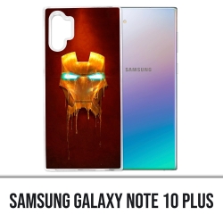 Coque Samsung Galaxy Note 10 Plus - Iron Man Gold