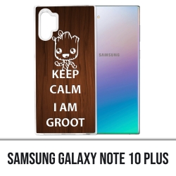 Samsung Galaxy Note 10 Plus case - Keep Calm Groot
