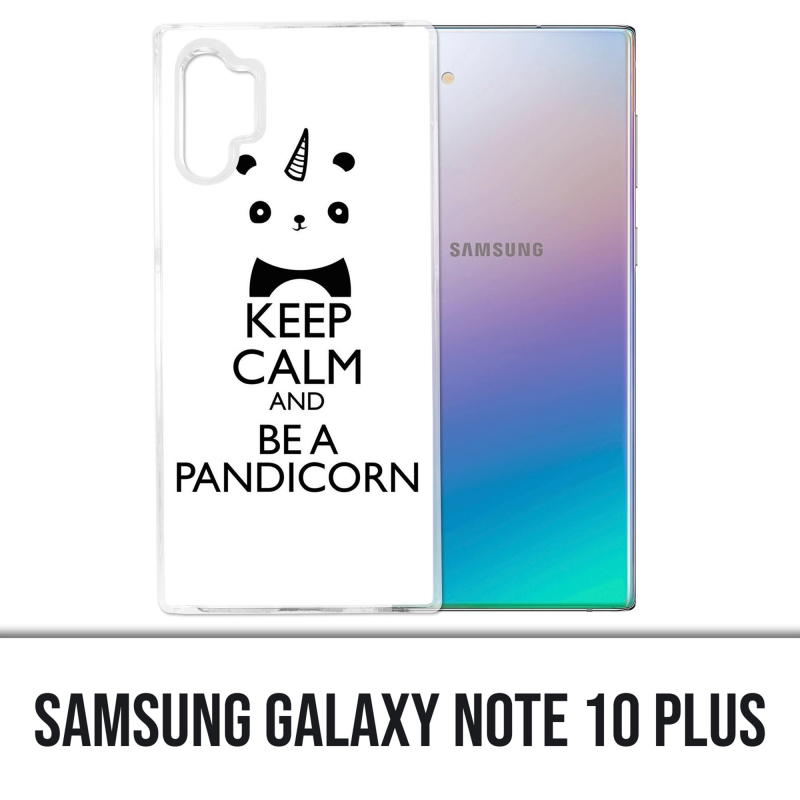 Custodia Samsung Galaxy Note 10 Plus - Mantieni la calma Pandicorn Panda Unicorn