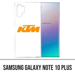 Samsung Galaxy Note 10 Plus Case - Ktm Logo weißer Hintergrund