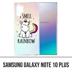 Samsung Galaxy Note 10 Plus Hülle - Einhorn Ich rieche Raimbow