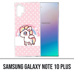 Coque Samsung Galaxy Note 10 Plus - Licorne Kawaii