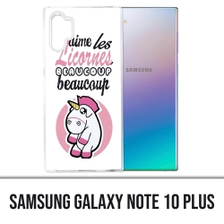 Samsung Galaxy Note 10 Plus Hülle - Einhörner