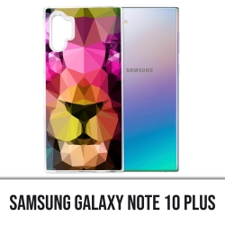 Coque Samsung Galaxy Note 10 Plus - Lion Geometrique