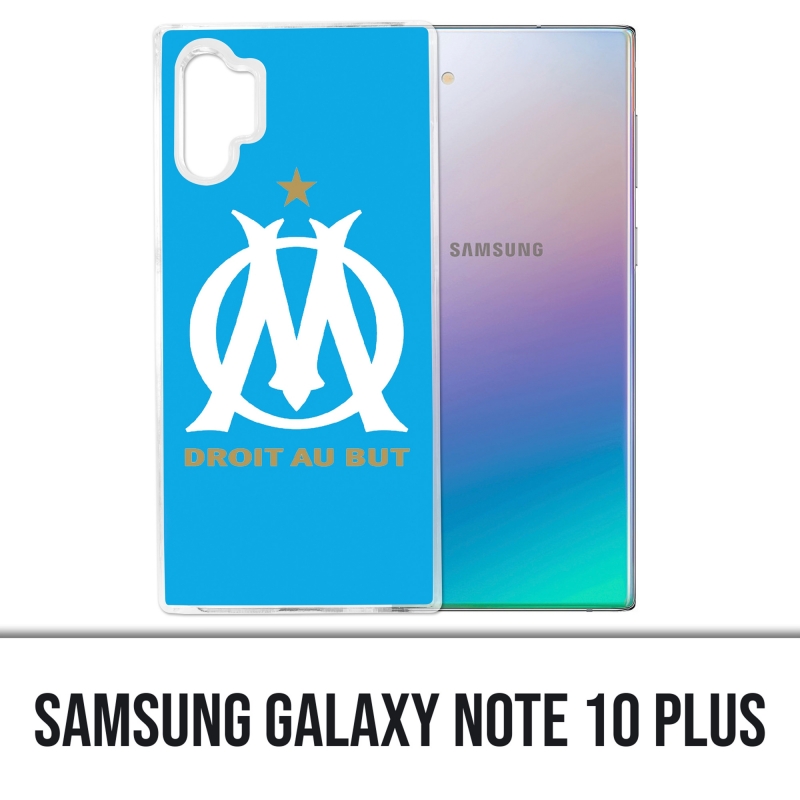 Funda Samsung Galaxy Note 10 Plus - Logotipo Om Marseille Blue
