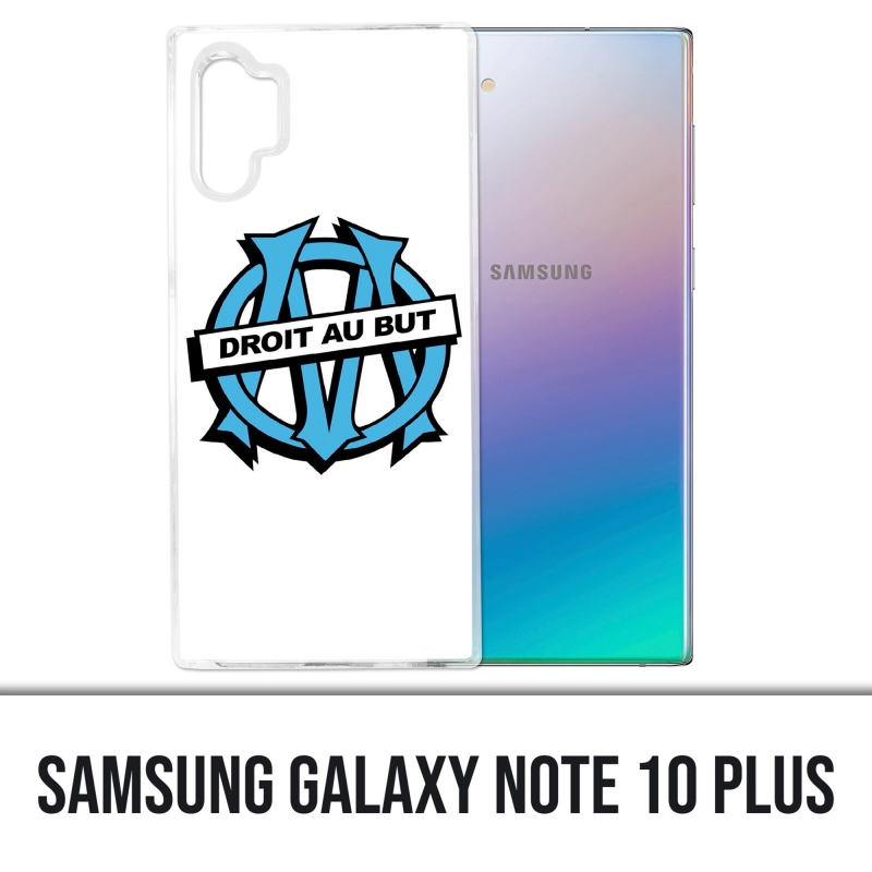 Coque Samsung Galaxy Note 10 Plus - Logo Om Marseille Droit Au But