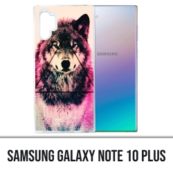 Coque Samsung Galaxy Note 10 Plus - Loup Triangle