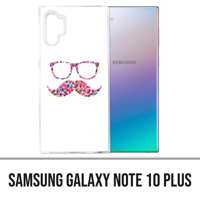 Samsung Galaxy Note 10 Plus Hülle - Schnurrbartbrille