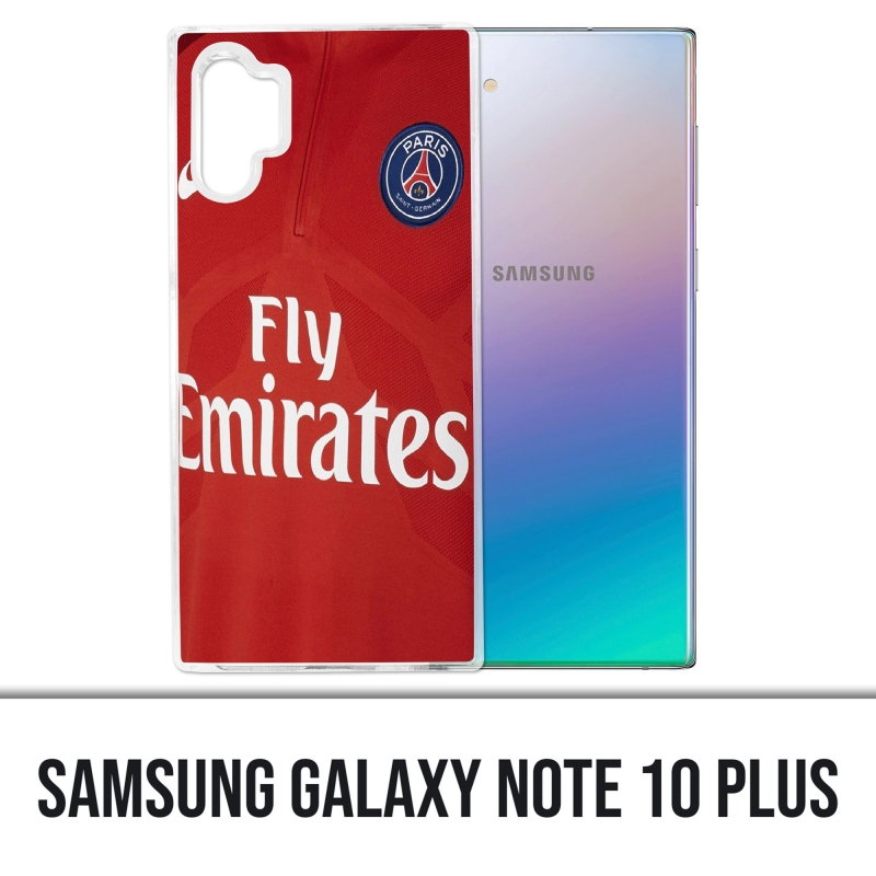 Coque Samsung Galaxy Note 10 Plus - Maillot Rouge Psg