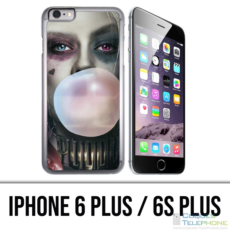Custodia per iPhone 6 Plus / 6S Plus - Suicide Squad Harley Quinn Bubble Gum