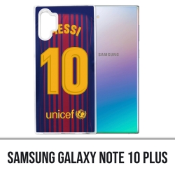 Coque Samsung Galaxy Note 10 Plus - Messi Barcelone 10