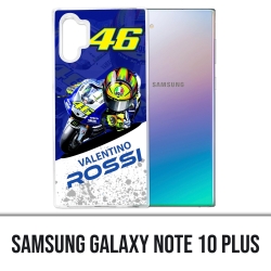 Samsung Galaxy Note 10 Plus Hülle - Motogp Rossi Cartoon 2