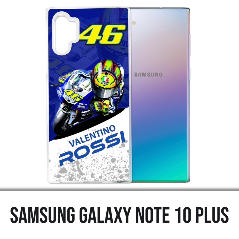 Coque Samsung Galaxy Note 10 Plus - Motogp Rossi Cartoon 2