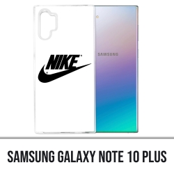 Custodia Samsung Galaxy Note 10 Plus - Logo Nike bianco