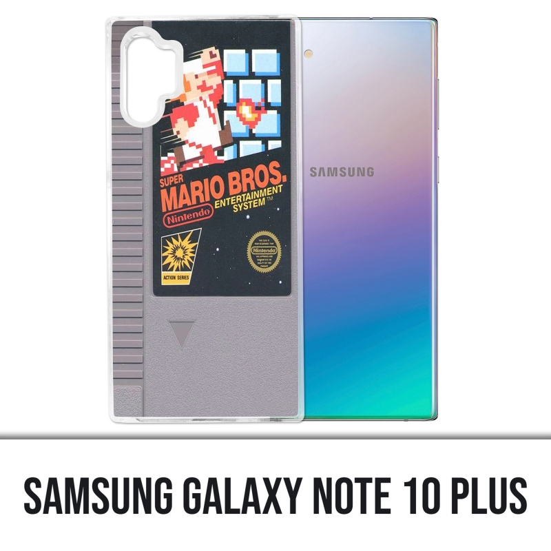 Custodia Samsung Galaxy Note 10 Plus: cartuccia Nintendo Nes Mario Bros