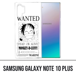 Samsung Galaxy Note 10 Plus Hülle - One Piece Wanted Ruffy