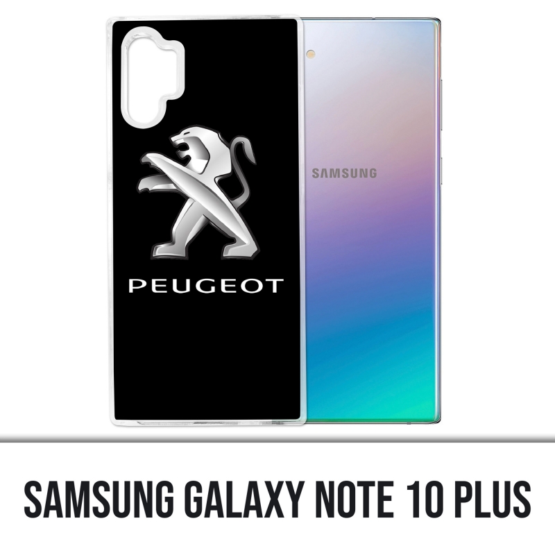 Custodia Samsung Galaxy Note 10 Plus - Logo Peugeot