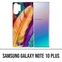 Samsung Galaxy Note 10 Plus Hülle - Federn