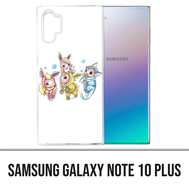 Coque Samsung Galaxy Note 10 Plus - Pokémon Bébé Evoli Évolution