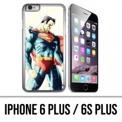 Custodia per iPhone 6 Plus / 6S Plus - Superman Paintart