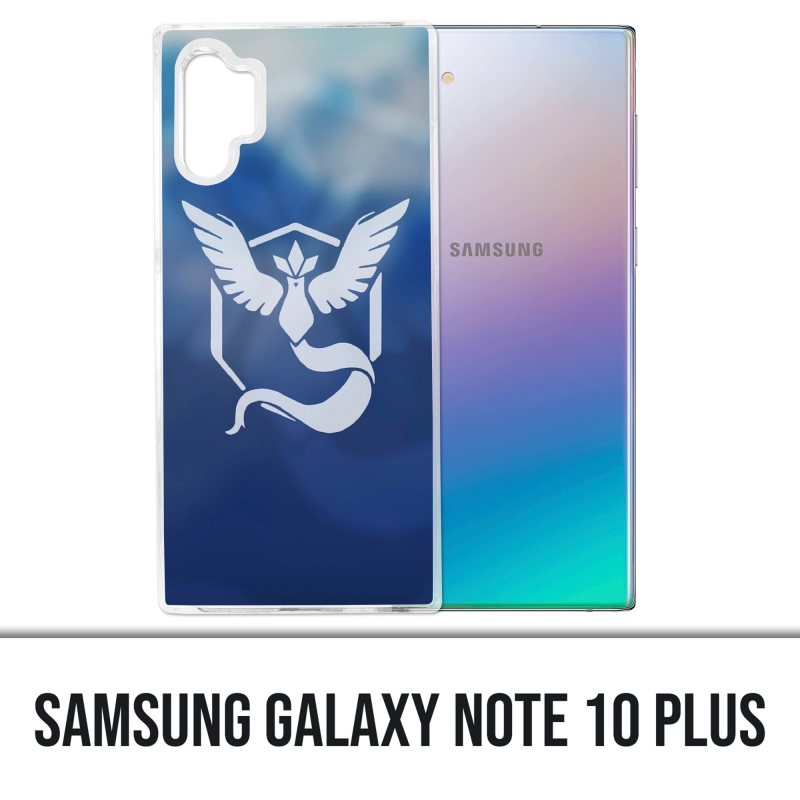 Custodia Samsung Galaxy Note 10 Plus - Pokémon Go Team Blue Grunge